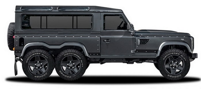 لاندروفر ديفندر تصبح بست عجلات في نسخة Flying Huntsmanمن خان ديزاين