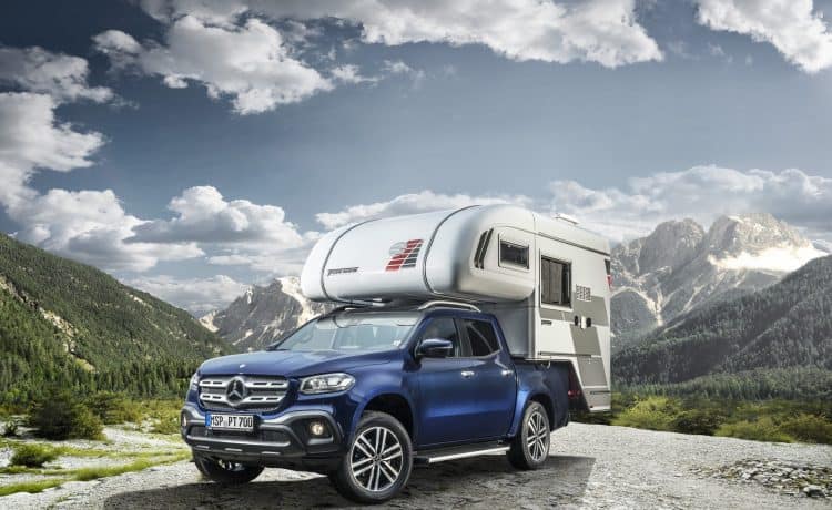 مرسيدس تحول XClass بيك أب لفان ومطبخ متنقل