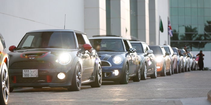 MINI تنطلق بموكب كبير في جدة