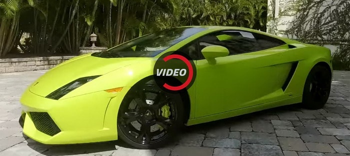 شاهدوا سيارة جون سينا لامبورجيني جالاردو المثيرة