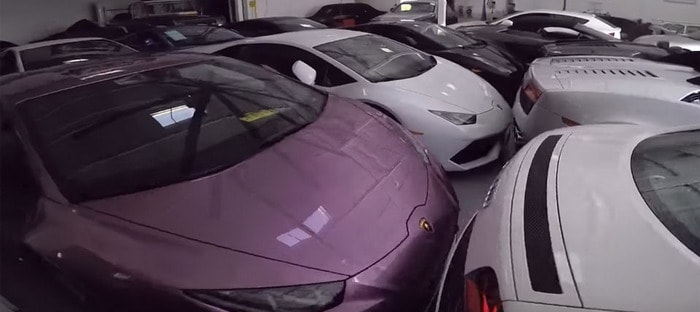 38 سيارة لامبورجيني تختبيء في فلوريدا هروباً من إعصار ماثيو