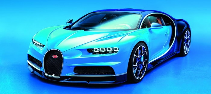 بوجاتي شيرون أخيراً في صورتها الرسمية بقوة 1500 حصان وسعر 2.6 مليون دولار