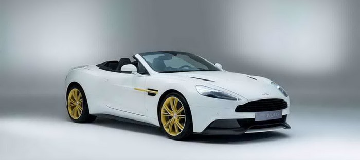 أستون مارتن Works 60th anniversary فانكويش تنطلق للاحتفال بلمسات صفراء وتصميم فريد