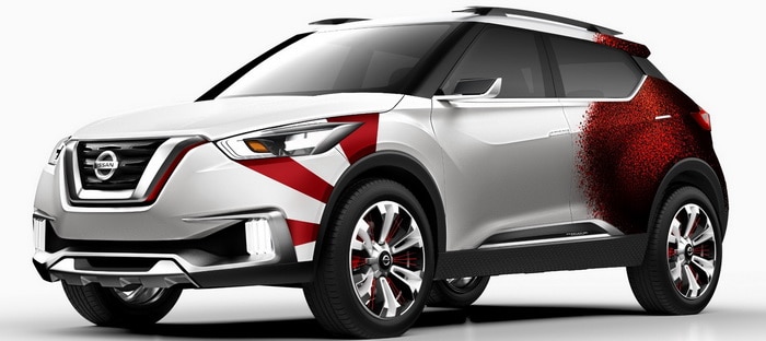 نيسان Kicks التجريبية بألوان كرنفالية مميزة تنطلق في البرازيل