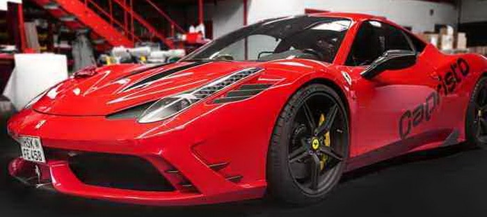 فيراري 458 Speciale تتوق للمنافسة بلمسات كابريستو التعديلية