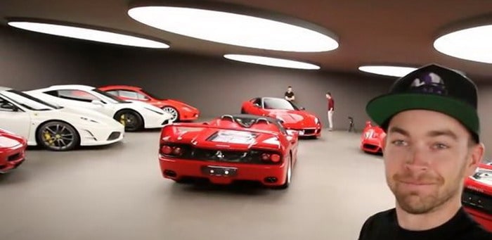 فيديو : جراج سري في سويسرا يضم مجموعة مذهلة من سيارات فيراري
