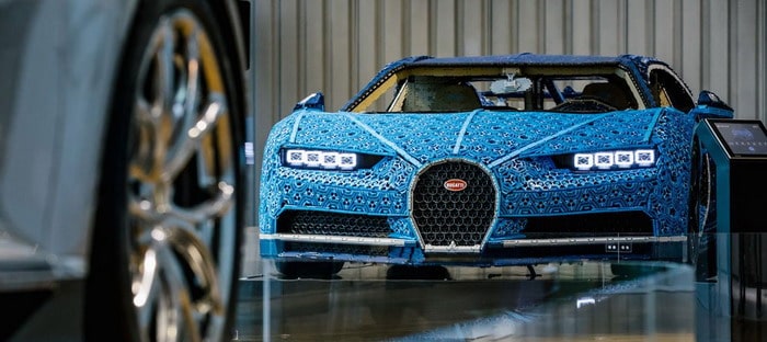 ?عرض نسخة بوجاتي شيرون ليجو بالحجم الكامل في متحف بألمانيا