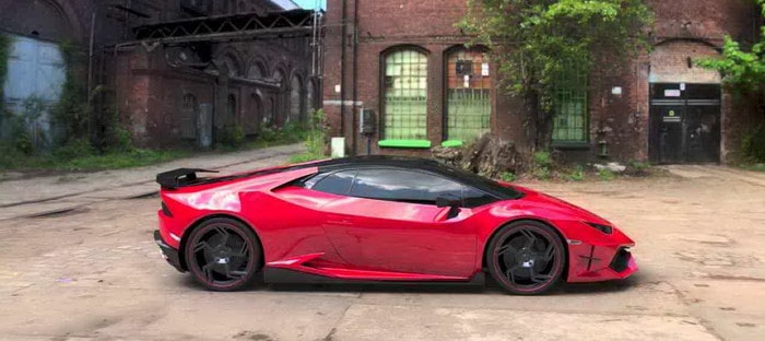 لامبورجيني هوراكان بلوحات سعودية تتزود بتعديلات DMC المميزة