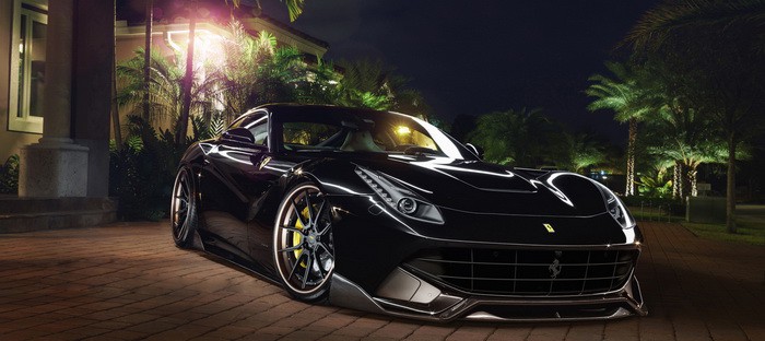 فيراري F12 Berlinetta تحصل علي ملامح الباتموبيل الخيالية مع عجلات ADV.1