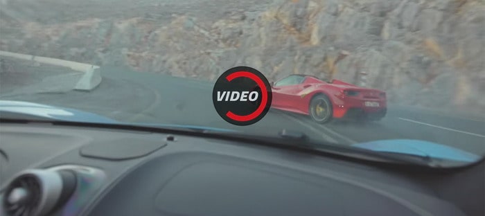 فيديو : لايكان هايبر سبورت وفيراري وماكلارين يمزقون اطاراتهم علي طرق الإمارات