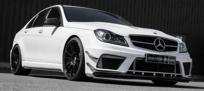 مرسيدسبنز C63 AMG تتحول لوحش بقوة 818 حصان عبر تعديلmcchip