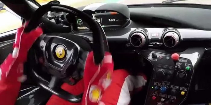 فيديو: سباستيان فيتل يقود فيراري FXX K على حلبة فيورانو