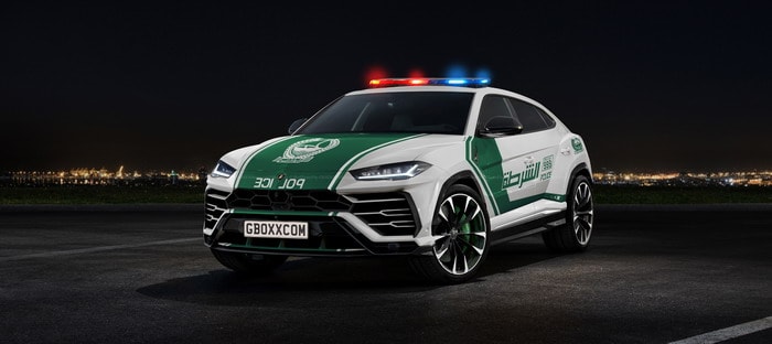 شرطة دبي تضع عيونها على لامبورجيني أوروس