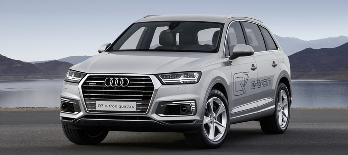 أودي Q7 etron بمحرك TFSI سعة 2 لتر وقوة 362 حصان للأسواق الآسيوية فقط