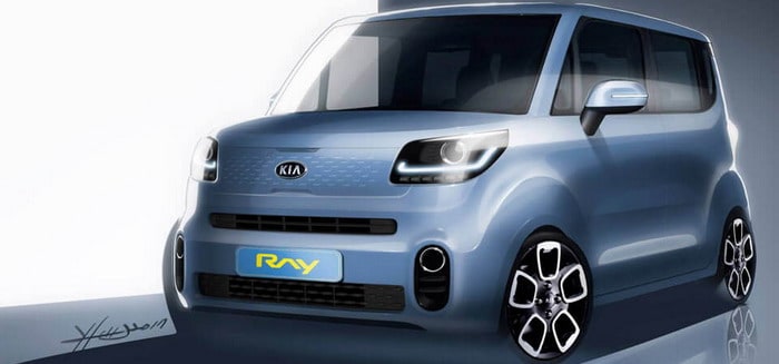 كيا راي المطورة تظهر بصورة تشويقية قبل اطلاقها الشهر الجاري