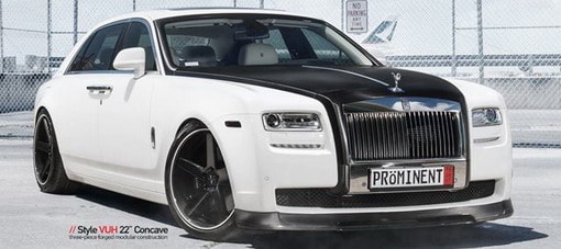 MC Customs تضع ملاستها الخاصة على رولز رويس جوست باللونين الأبيض والأسود