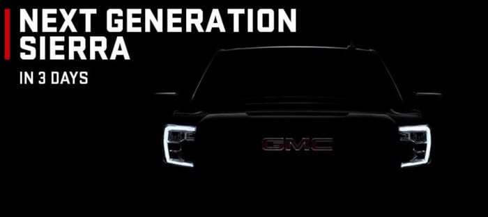 جي ام سي سييرا تظهر في صورة تشويقية قبل ظهورها في جنيف