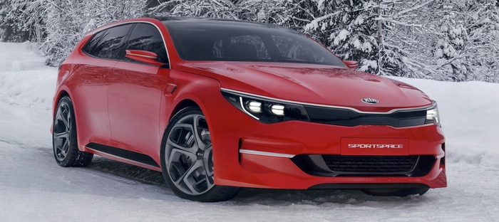 كيا Sportspace التجريبية . . الاستيشن الأنيقة بأربعة مقاعد