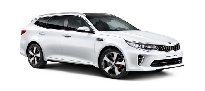 كيا أوبتيما سبورتس واجن الجديدة . . الاستيشن المثيرة في طريقكم الي جنيف 2016