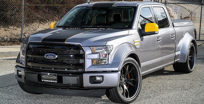 فورد F150 2015 تتجمل بحلة خارجية عريضة وعجلات فورجياتو