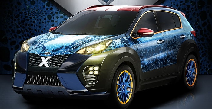 كيا XCar تقدم بحلة غامضة بوحي شخصية مايستيك من فيلم XMen