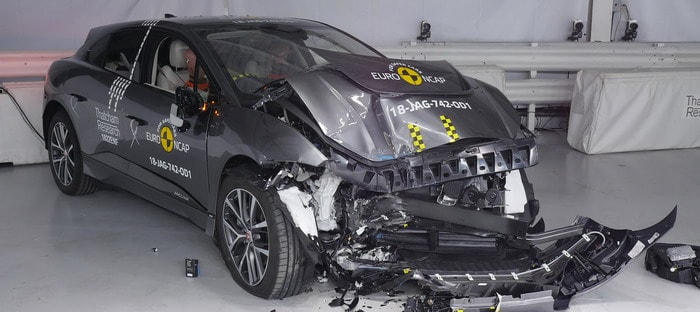 ?جاجوار IPace تحصل على خمسة نجوم في اختبارات الأمان الأوروبية