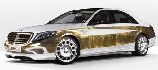 كارلسون تقرر تطعيم مرسيدس SClass بالذهب لتمنحها المزيد من التميز