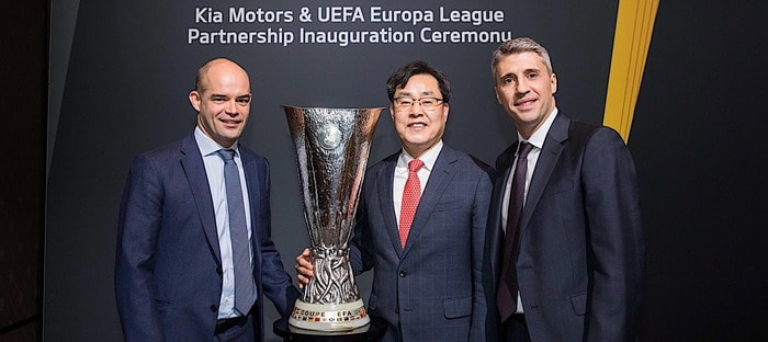 كيا توقع اتفاقية رعاية لمدة ثلاث سنوات مع UEFA لرعاية الدوري الأوروبي