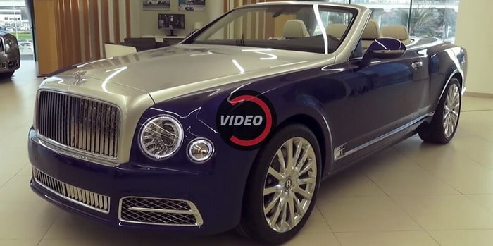 بنتلي تطرح نسخة جديدة من مولسان المكشوفة في دبي بهدوء