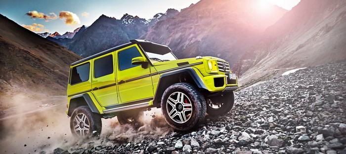 مرسيدس G 500 4×4² الاستعراضية تستعد للعرض الكبير في جنيف