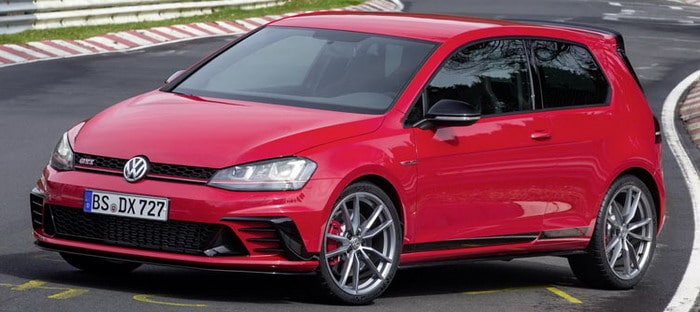 فولكس فاجن جولف GTI Clubsport S تحطم الرقم القياسي لسيارات الدفع الأمامي علي النربرجرينج