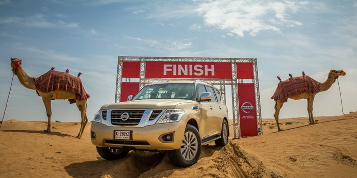 نيسان تعلن عن وحدة قياس الجمل لقياس قدرات سياراتها في الصحراء