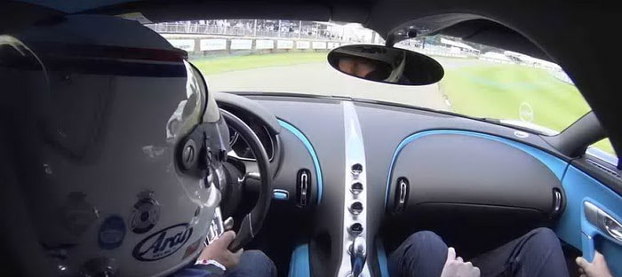 فيديو : بوجاتي شيرون تصارع تلال جودوود بشكل لا مثيل له