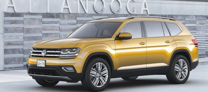 فولكس فاجن تقدم تيجوان وأطلس بدون صف ثالث للمقاعد