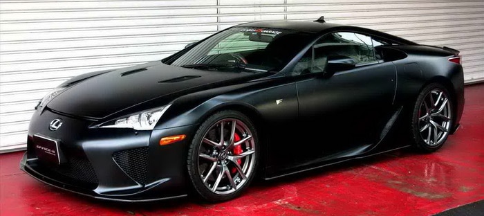 لكزس LFA تحصل علي لمسات ألياف الكربون من OfficeK