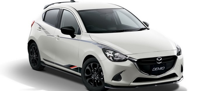 Demio Racing هي المعادل الشكلي التجريبي لمازدا 2 بوجه أكثر إثارة
