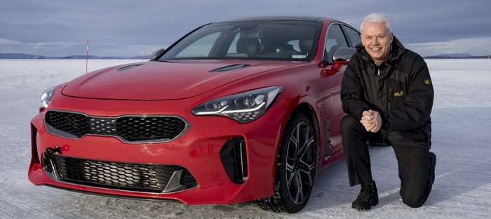 فيديو : كيا ستينجر الجديدة تجري الاختبارات تحت الصفر في السويد