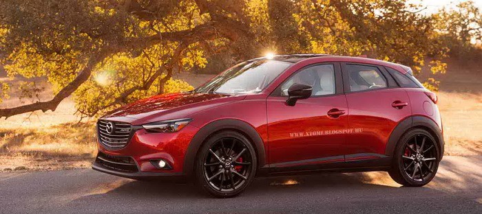 مازدا CX3 MPS الكروس أوفر الرياضية الساخنة تطل في صور توقعية
