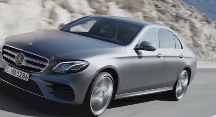 مرسيدس EClass الجديدة تظهر لأول مرة في فيديو بعيداً عن الصور الثابتة