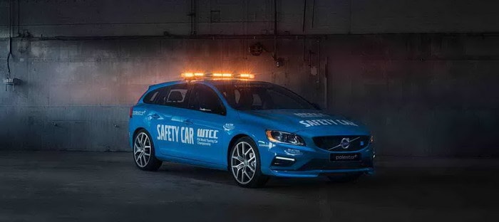 فولفو V60 بولستار تتحول الي سيارة الأمان في بطولة WTCC 2016