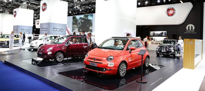 فيات 500 تنطلق بوجهها المحسن في فرانكفورت 2015