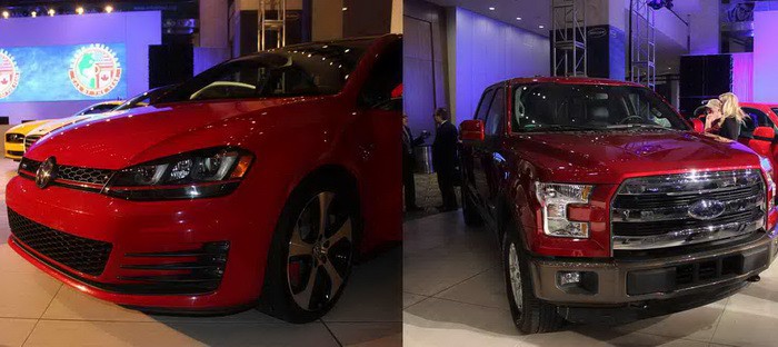فورد F150 تفوز بلقب شاحنة العام وجولف تحصد لقب سيارة العام في ديترويت 2015