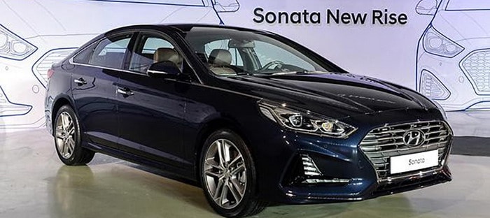 هيونداي سوناتا 2018 تظهر وجهها الجديد في كوريا
