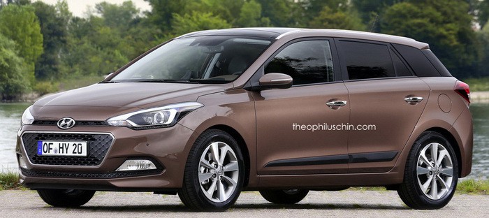 هيونداي i20 CW التخيلية في صورة الاستيشن واجن قد تكون قريبة من الواقع