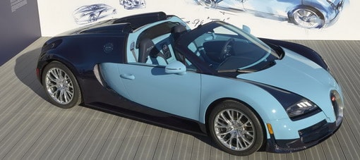 نسخة جين بيير ويميل من بوجاتي فيرون جراند سبورت فيتيس تظهر فى بيبل بيتش