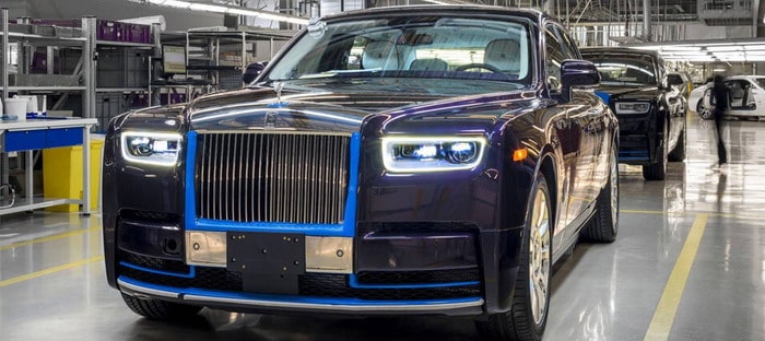 أول نسخ رولزرويس فانتوم 2018 تتجه للبيع في مزاد في يناير