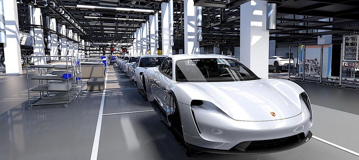 ?بورشة تايكان الكهربائية تظهر على خط الإنتاج الرسمي