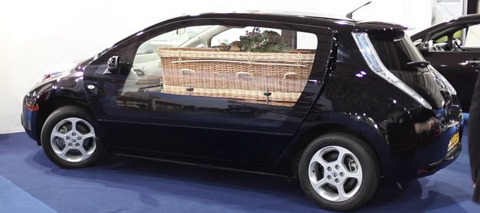 نيسان ليف الجنائزية . . الطريقة الخضراء لنقل الموتي !!