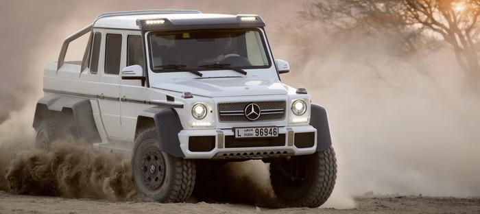 مرسيدس G63 AMG 6×6 تبيع جميع نسخها المائة