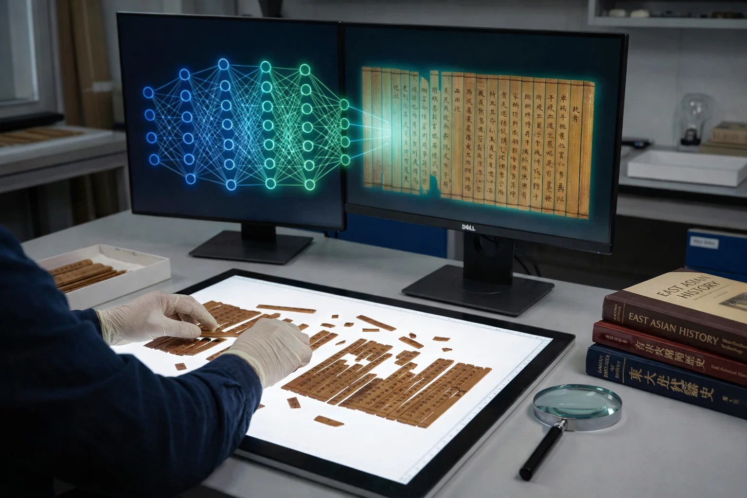 إطار WisePanda للذكاء الاصطناعي يعيد تجميع مخطوطات الخيزران القديمة